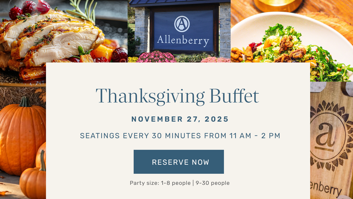 Thanksgiving Buffet - The Barn Restaurant (Parties of 1-8)